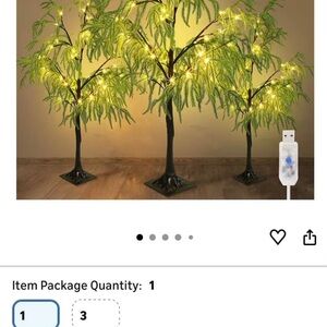 LED Lighted Willow Tree Decor